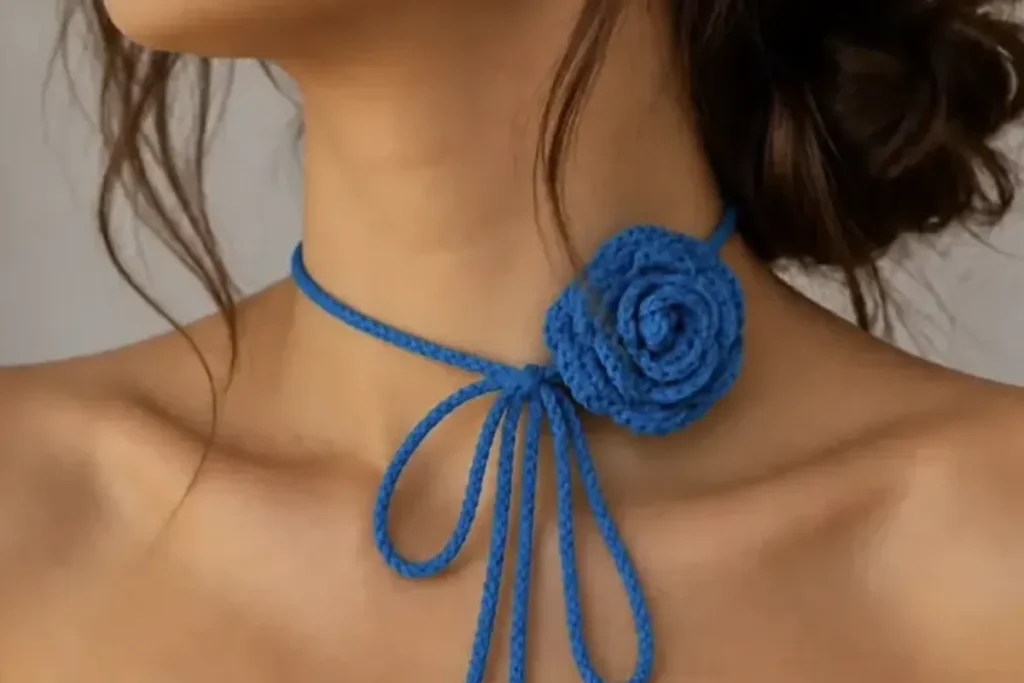 Accesorio de crochet tejido a mano de Garoé Collections